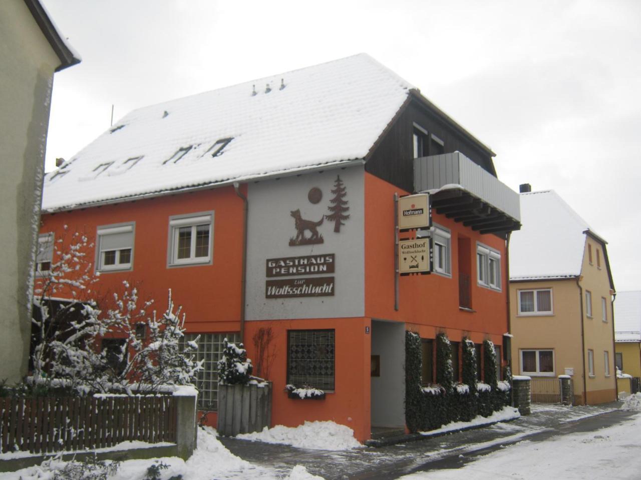 Gasthaus Zur Wolfsschlucht Hotel Sugenheim Esterno foto